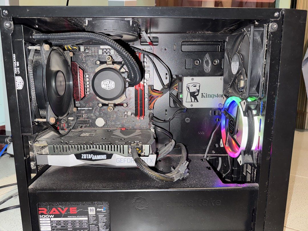 Pc Set (See Description for specifications) (Category: Desktops) located in Manila. Submitted by jedmallari (Listing ID 1458363440, Image 2). Description: CPU - Ryzen 5 5600x (w/box) Video Card - Geforce Rtx 2060 (w/box) Motherboard - MSI (w/box) PSU - Rave 600W Storage - 2TB .