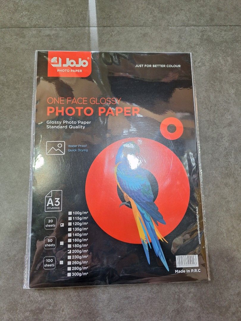 Photopaper A3 size 210gsm (Category: Craft Supplies & Tools) located in Quezon City. Submitted by bellemarketing (Listing ID 1458399241, Image 1). Description: Photopaper A3 size 210gsm For pick up @ Q.C.