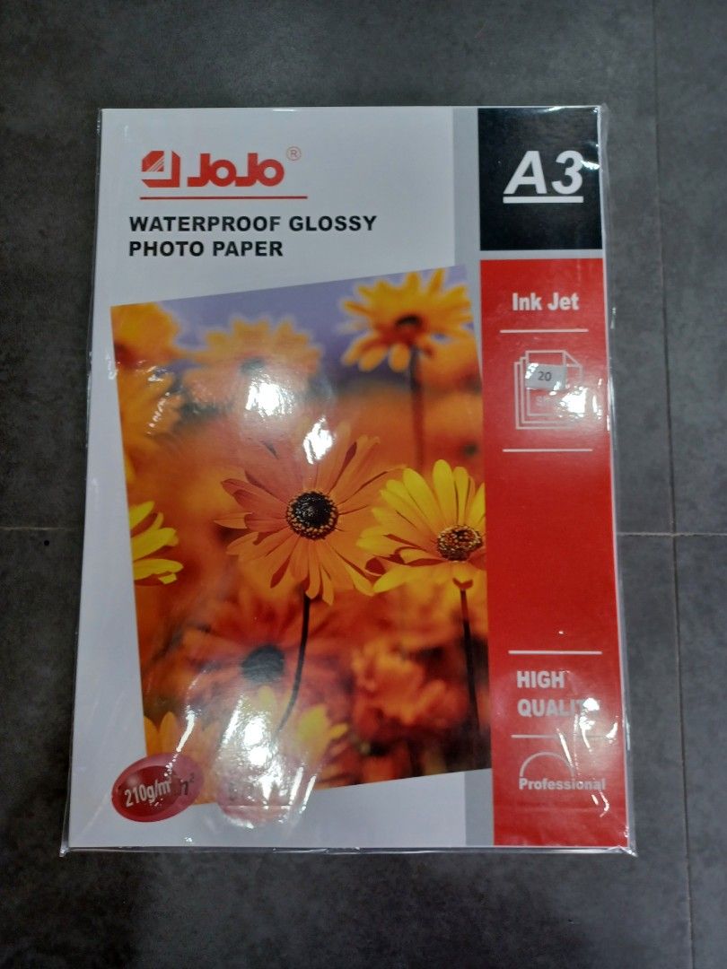 Photopaper A3 size 210gsm (Category: Craft Supplies & Tools) located in Quezon City. Submitted by bellemarketing (Listing ID 1458399241, Image 2). Description: Photopaper A3 size 210gsm For pick up @ Q.C.