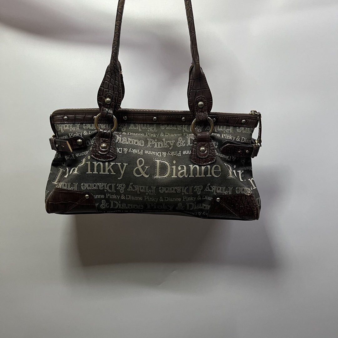 Pink & dianne shoulder bag (Category: Shoulder Bags) located in Quezon City. Submitted by thriftrage (Listing ID 1458426380, Image 2). Description: Width’ 14 Length’ 8.5 Issue check last photo & dirt stain washable need wash Good condition .
