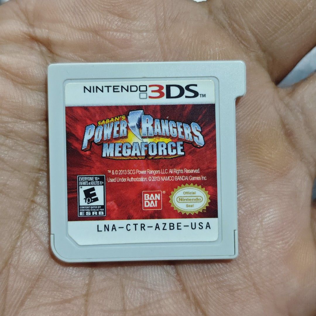 Power Rangers Megaforce 3DS Game (Category: Nintendo) located in Quezon City. Submitted by shopme_gadget30 (Listing ID 1458370301, Image 1). Description: kindly read the details first for sale fixed price good Condition tested and working game card / Cart Only No Case compatible to Nintendo 3DS/2DS/DS usa region Shoopppppeee —,✅ can check out pm for the linnnkkk (If shoopppee check out, price is higher because of shooppppeee deduction qc area mee