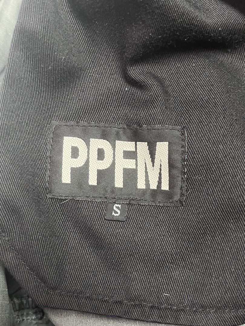 PPFM bondage cargo pants lgb archive (Category: Jeans) located in Manila. Submitted by noize. (Listing ID 1458375765, Image 3). Description: Size S Waist - 39cm Rise - 19cm Inseam - 78cm Length - 102cm.