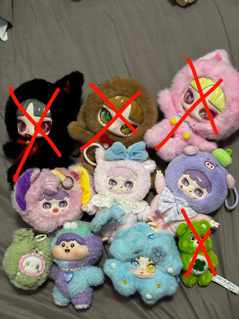 Random Plush Pendants and Dolls DECLUTTERING (Category: Plushies & Soft Toys) located in San Mateo. Submitted by dendennnsilva (Listing ID 1454898967, Image 1). Description: Decluttering random plush pendants and dolls All are just stored in display case. Most of them are still have card and box. Please manage your expectations. Manchao, Liila, INNS, Emma 250 each SOLD - INN’s Silent Winter Plush Doll Location: San Mateo Rizal.