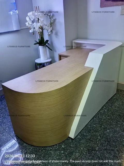 RECEPTION TABLE OFFICE PARTITION (Category: Office Furniture & Fixtures) located in Quezon City. Submitted by fierce.angelltsdeco (Listing ID 1458306044, Image 2). Description: LTSDECO Home and Office Furniture Trading MANUFACTURER • FABRICATOR • SUPPLIER Looking for office furniture, modular partitions, workstations, or customized furniture? We can help! LTSDECO Home and Office Furniture Trading is a trusted manufacturer, fabricator, and supplie