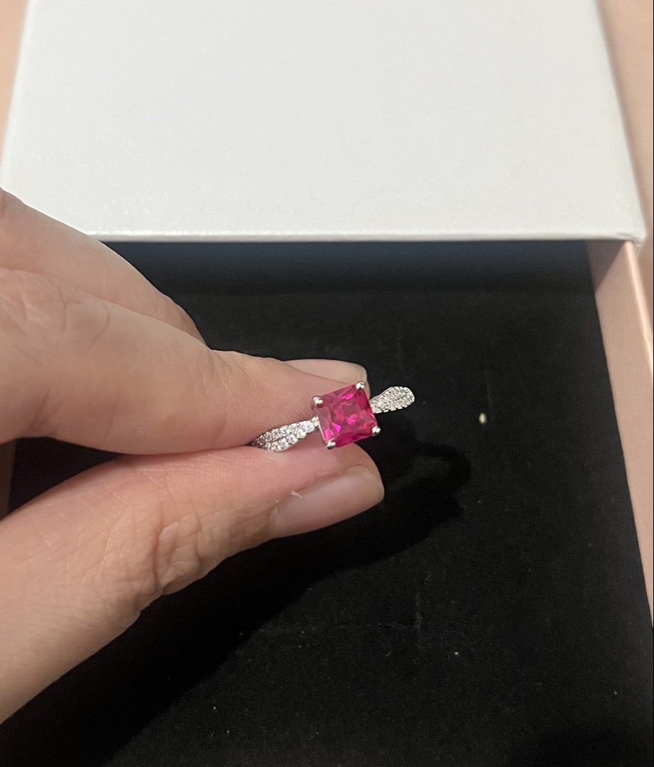 Ruby ring (Category: Body Jewelry) located in Quezon City. Submitted by bcbiteshop (Listing ID 1458341393, Image 2). Description: Ruby ring from China Size of ring is adjustable.