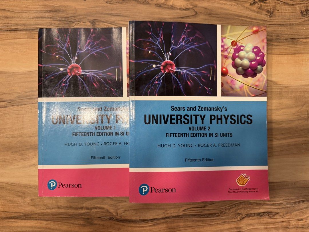 Sears and Zemansky’s University Physics (14th Edition) (Category: Textbooks) located in Quezon City. Submitted by saintkylelaurent (Listing ID 1458371641, Image 1). Description: Get Volume 1+2 by ₱1249! Volume 1 and 2 sold at ₱649 each. Price could still be negotiated. Perfect for incoming SHS students. Shipping will be shouldered by buyer..