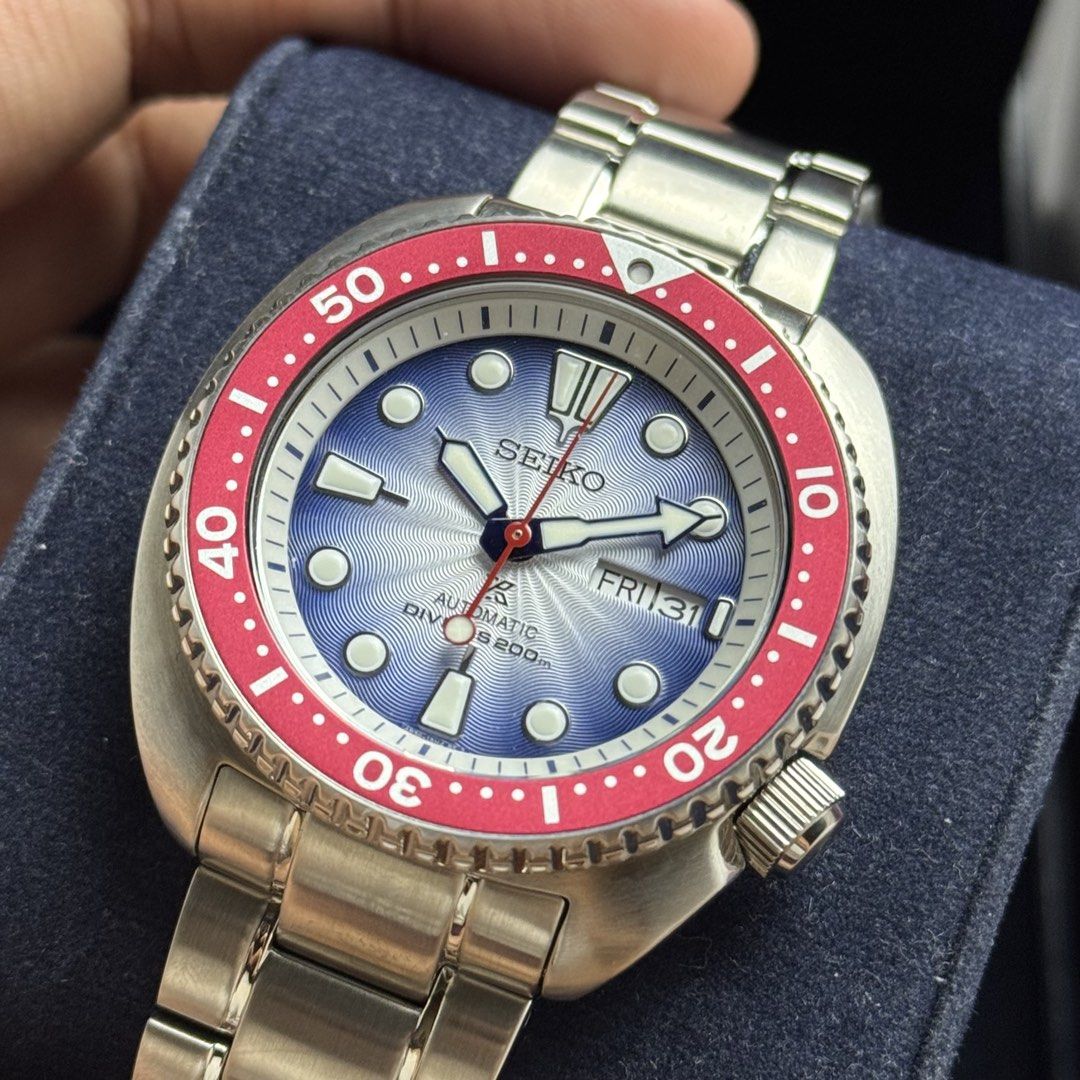 Seiko Prospex Turtle - “Siamese Fighting Fish” SRPL17 / SRPL17K1 - Thailand Exclusive (Category: Men's Watches) located in Manila. Submitted by geraaardtorres (Listing ID 1458433304, Image 2). Description: Brand New Seiko Prospex Turtle - “Siamese Fighting Fish” SRPL17 / SRPL17K1 - Thailand Exclusive Limited Edition - 1,500pcs ₱51,500 — Complete Set MSRP / Market Price: 908–1,053 USD / ~₱55,800–64,700 Specifications: ‣ 4R36 Automatic Movement ‣ T