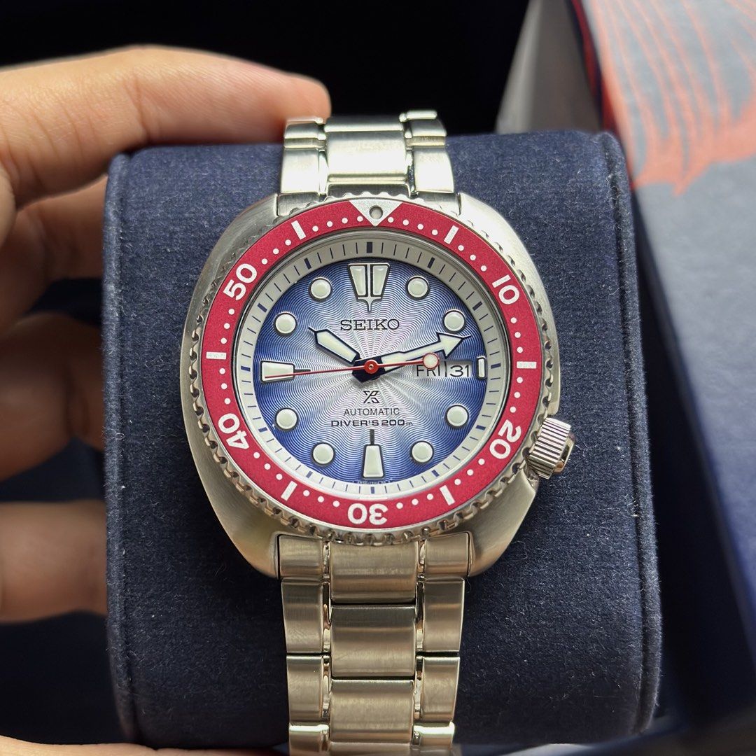Seiko Prospex Turtle - “Siamese Fighting Fish” SRPL17 / SRPL17K1 - Thailand Exclusive (Category: Men's Watches) located in Manila. Submitted by geraaardtorres (Listing ID 1458433304, Image 1). Description: Brand New Seiko Prospex Turtle - “Siamese Fighting Fish” SRPL17 / SRPL17K1 - Thailand Exclusive Limited Edition - 1,500pcs ₱51,500 — Complete Set MSRP / Market Price: 908–1,053 USD / ~₱55,800–64,700 Specifications: ‣ 4R36 Automatic Movement ‣ T