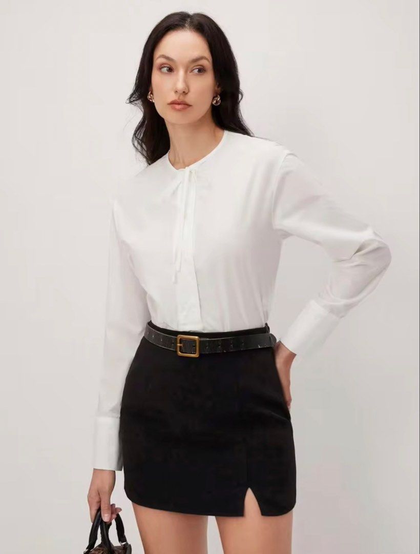 SHEIN Long Sleeve Blouse (Category: Blouses) located in Quezon City. Submitted by qcprlvd (Listing ID 1458379169, Image 2). Description: Never been used.
