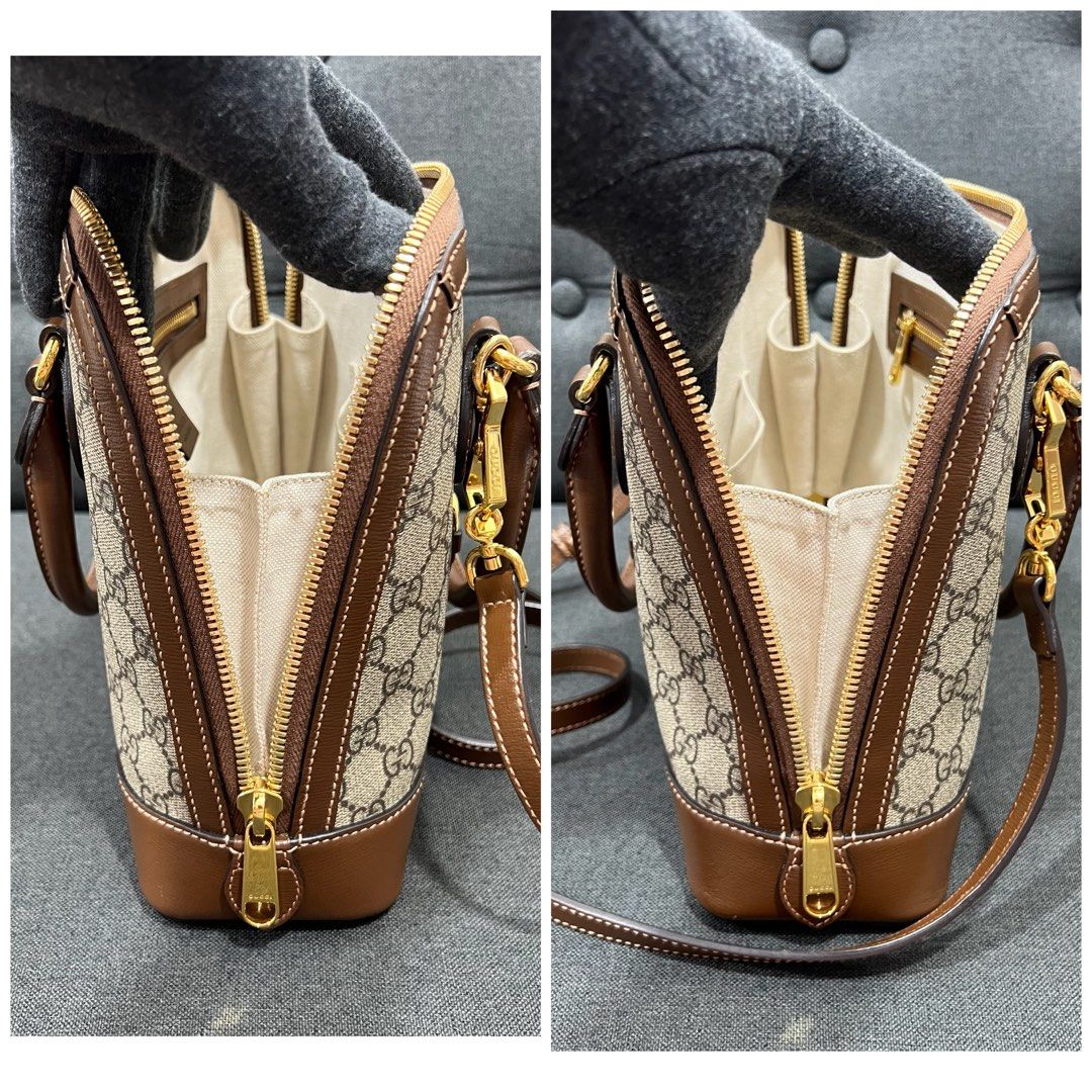 Small Gucci 1955 Horsebit Top Handle (Category: Luxury Bags & Wallets) located in Manila. Submitted by luxuryprelovedbagsby_by_agnes (Listing ID 1458341610, Image 2). Description: Small Gucci 1955 Horsebit Top Handle Php 79,900 145K SRP Like New Condition Dimensions. 25cm x 24cm x 9cm.