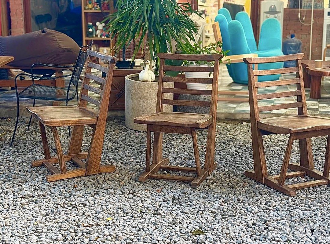 Solid Wood Ladder Back Dining Chairs (Category: Chairs) located in Bulacan. Submitted by rock_off.thriftshop.ph (Listing ID 1458349702, Image 3). Description: .