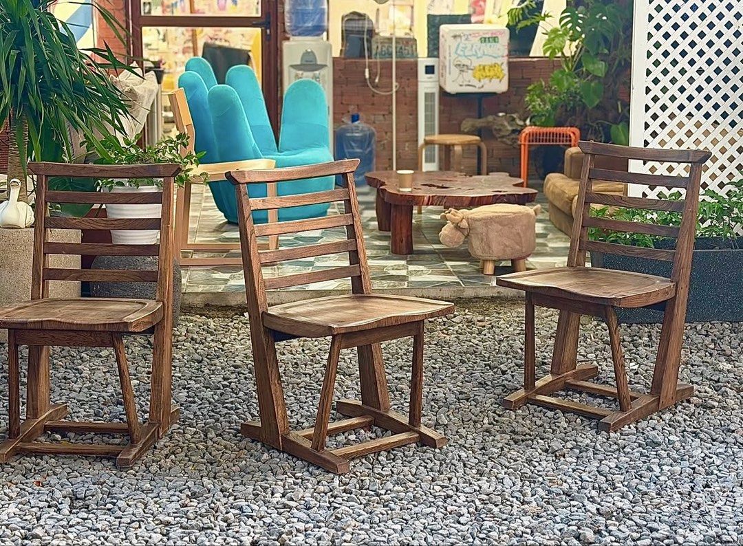 Solid Wood Ladder Back Dining Chairs (Category: Chairs) located in Bulacan. Submitted by rock_off.thriftshop.ph (Listing ID 1458349702, Image 2). Description: .