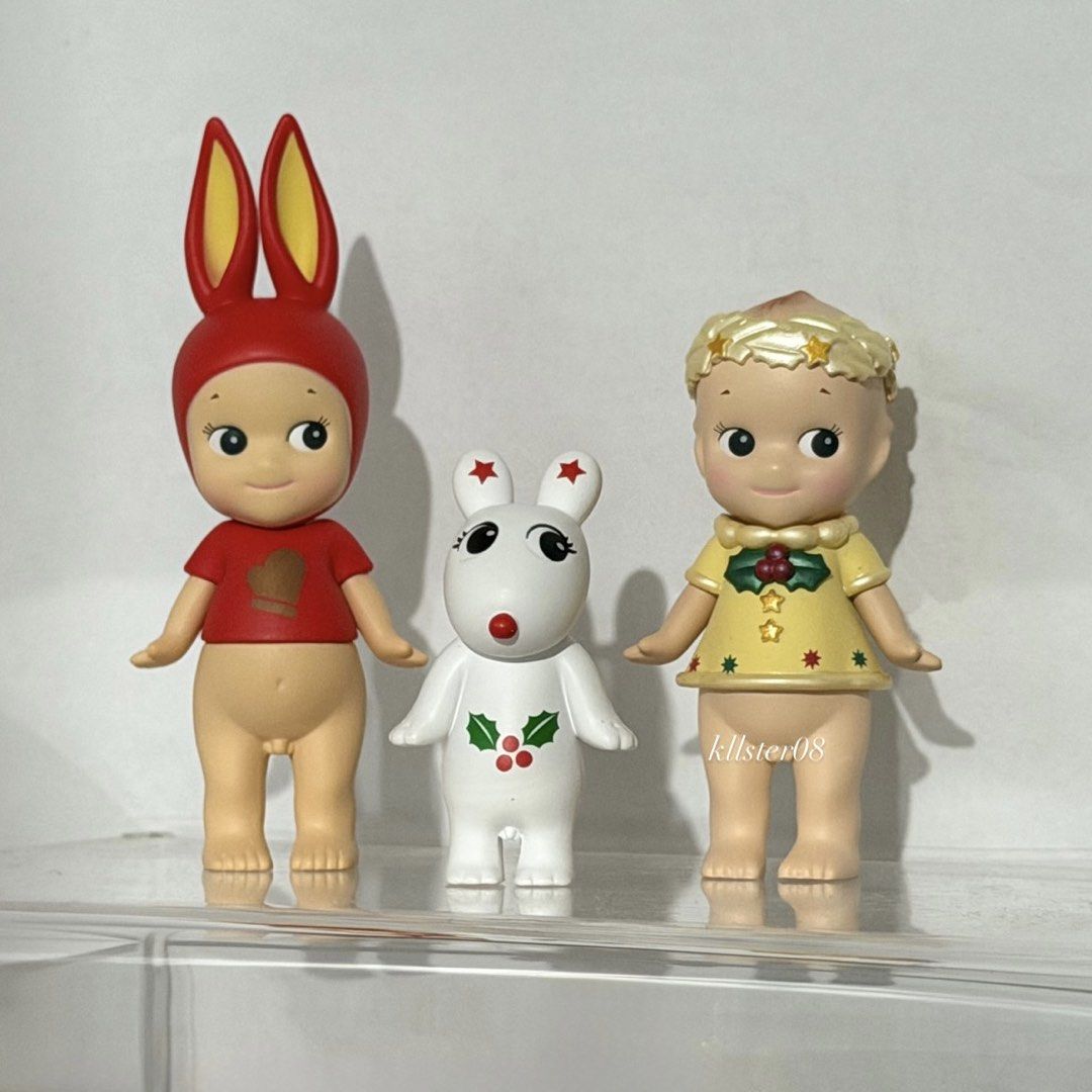 Sonny Angel Christmas (Category: Designer & Blind Box Toys) located in Makati City. Submitted by kllster08 (Listing ID 1458412193, Image 1). Description: Selling: Sonny Angel Advent rabbit - ₱1500 Advent robby - ₱6000 slightly nego Christmas Angel - ₱1700 SOLD ❌ can give discount if take-all unsealed, mint condi x sensi with foil / bnf .