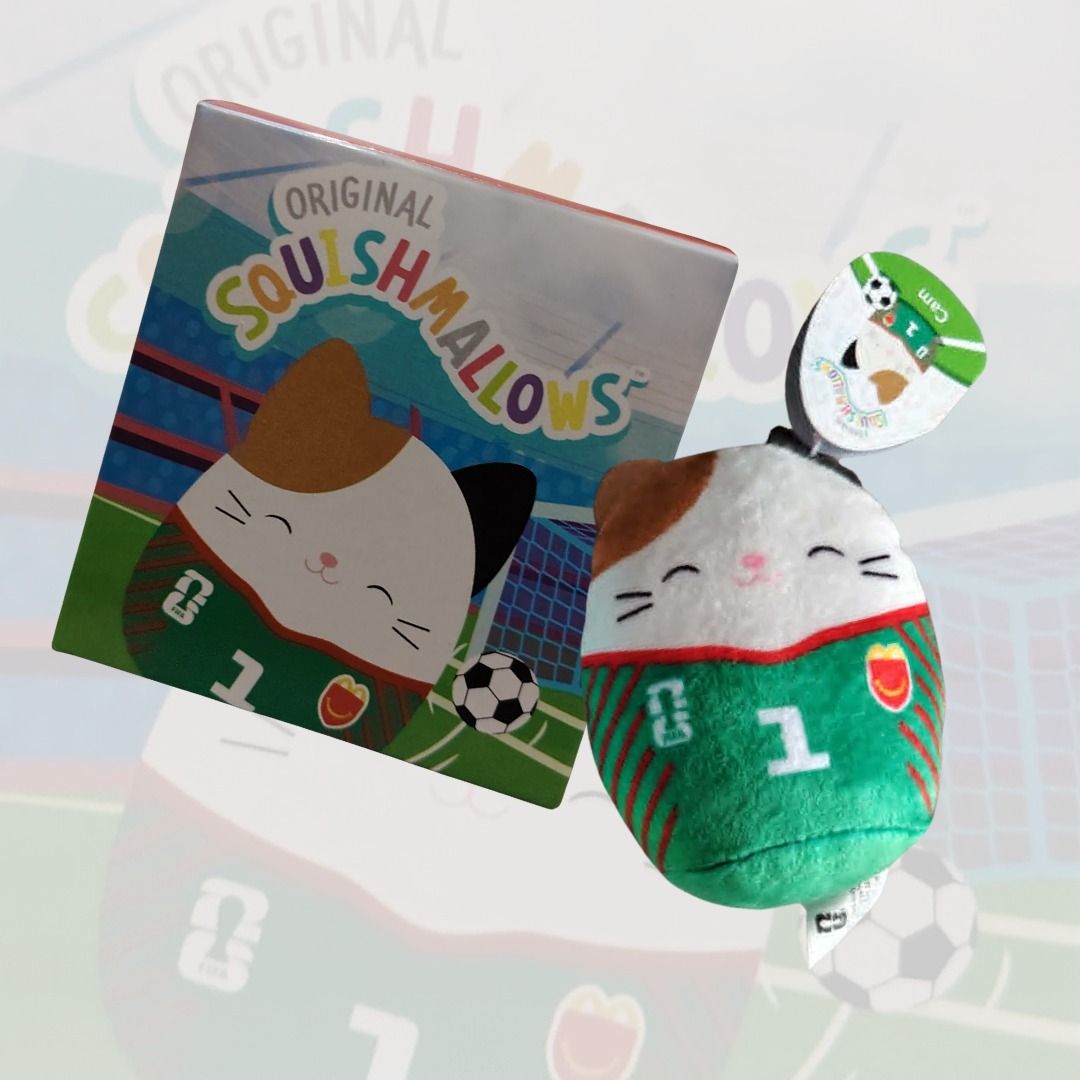 Squishmallows FIFA Cam (Category: Plushies & Soft Toys) located in Taguig. Submitted by mygrace2911 (Listing ID 1458437045, Image 2). Description: - Mc Donald's Squishmallows FIFA Cam - Ideal for Squishmallows fans and collectors - Brand New 📲 To interested buyers: Please feel free to chat/send us a message if you have any inquiries about our item. Item is being sold "as is where is". Posted are the actual pictures of the item. 📝 Please note: �