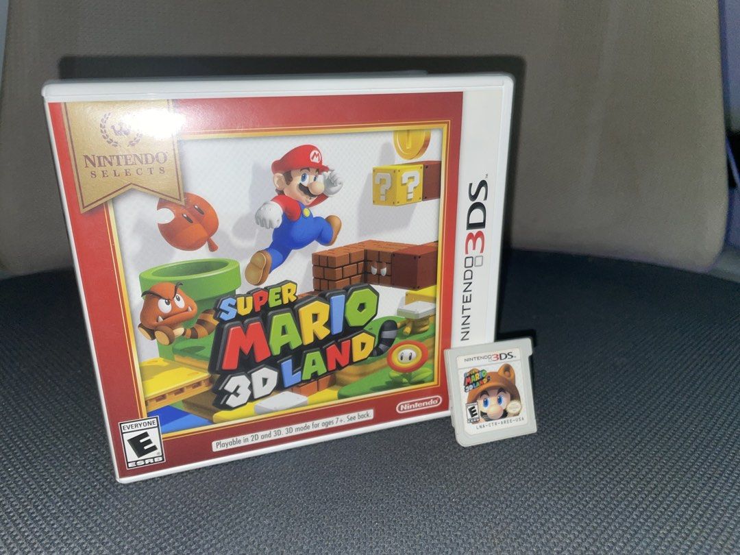 Super Mario 3D Land (Category: Nintendo) located in Paranaque City. Submitted by Moltenix (Listing ID 1458371796, Image 1). Description: Super Mario 3D Land (Nintendo Selects) for Nintendo 3DS - Game cartridge - Original case/cover art - US region RFS: swap to non-nintendo selects version.