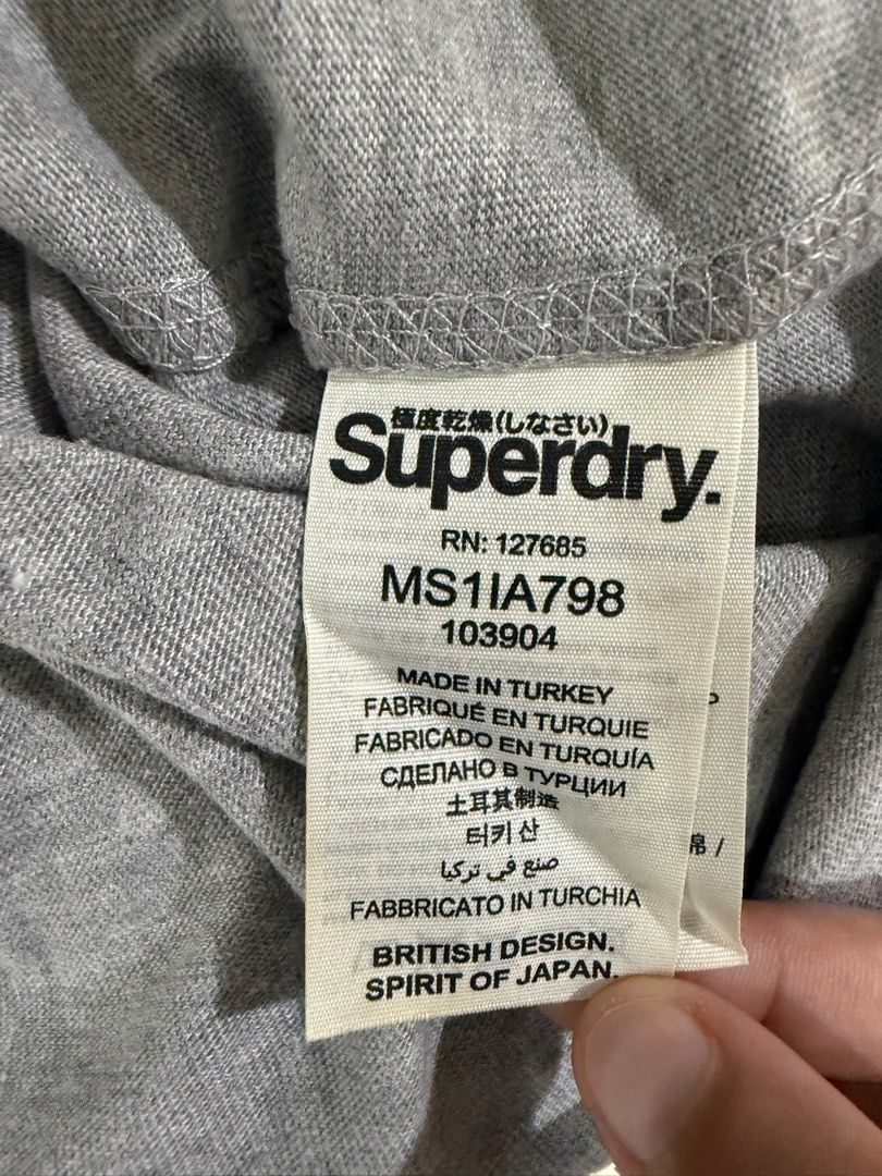 Superdry Men’s T-Shirt (Category: Tshirts & Polo Shirts ) located in Quezon City. Submitted by curated.closet.co (Listing ID 1458450990, Image 3). Description: Superdry Men’s T-Shirt ✓ Superdry V-Twin Class SD British Design T-Shirt ✓ Size S ✓ Good Condition Note: All of these items are 100% Original / Authentic, moneyback guarantee if proven fake 💰 Price: ₱1,200 📩 DM for inquiries / orders.