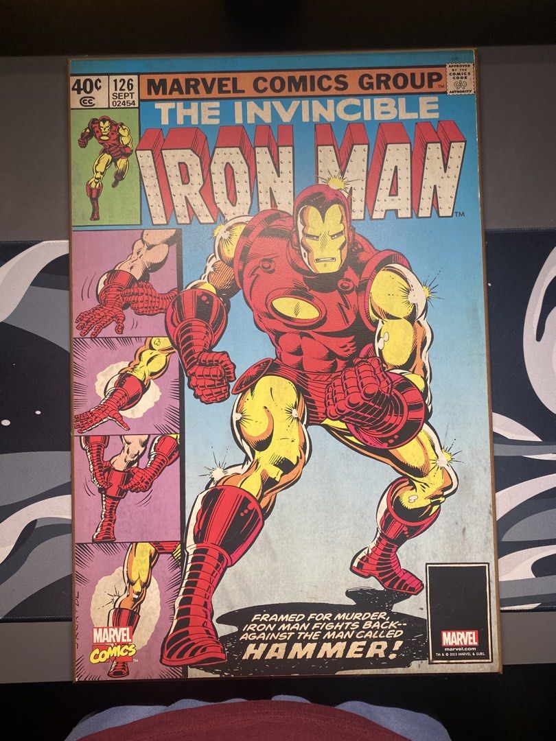 The Invincible Iron Man Comic Book #126 Marvel Comics (Category: Comics & Manga) located in Muntinlupa City. Submitted by viniethebeanie (Listing ID 1458333359, Image 1). Description: - The Invincible Iron Man Comic Book - Issue Number: 126 - Publisher: Marvel Comics - Story Title: 'Framed for Murder, Iron Man Fights Back--Against the Man Called Hammer!' - Ideal for comic book collectors.