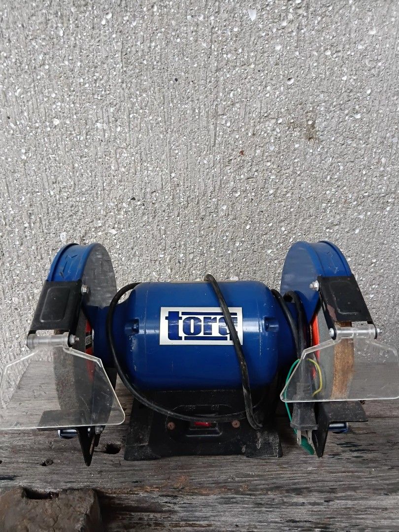 TORQ Bench Wheel Grinder 8" 200mm T-DS200H (Category: Construction Tools & Equipment) located in San Fernando. Submitted by iammigs (Listing ID 1458327489, Image 1). Description: 📌READY TO USE No issue/s Ginamit lang for school purposes. 📌INCLUSION: Handhold diamond coated bench grinder dresser. NEGOTIABLE FOR SURE BUYERS!!.