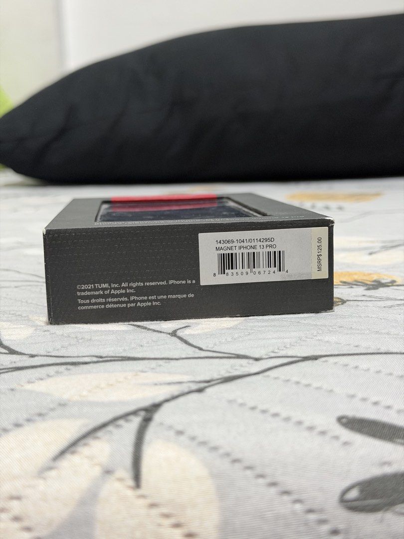 TUMI Magnet Leather Case for iPhone 13 Pro (Category: Cases & Sleeves) located in Makati City. Submitted by kiyashidi (Listing ID 1458403258, Image 2). Description: Selling original TUMI Magnet Leather Case for iPhone 13 Pro. * 💰 Price: ₱3,500 (slightly negotiable) * 🇺🇸 Bought from a TUMI store in the US * 💵 Original SRP: $125 (~₱7,700) * ✨ Used only once, stored since * ✅ 100% Original & Authentic * 💯 Money back if proven fake Honest issues