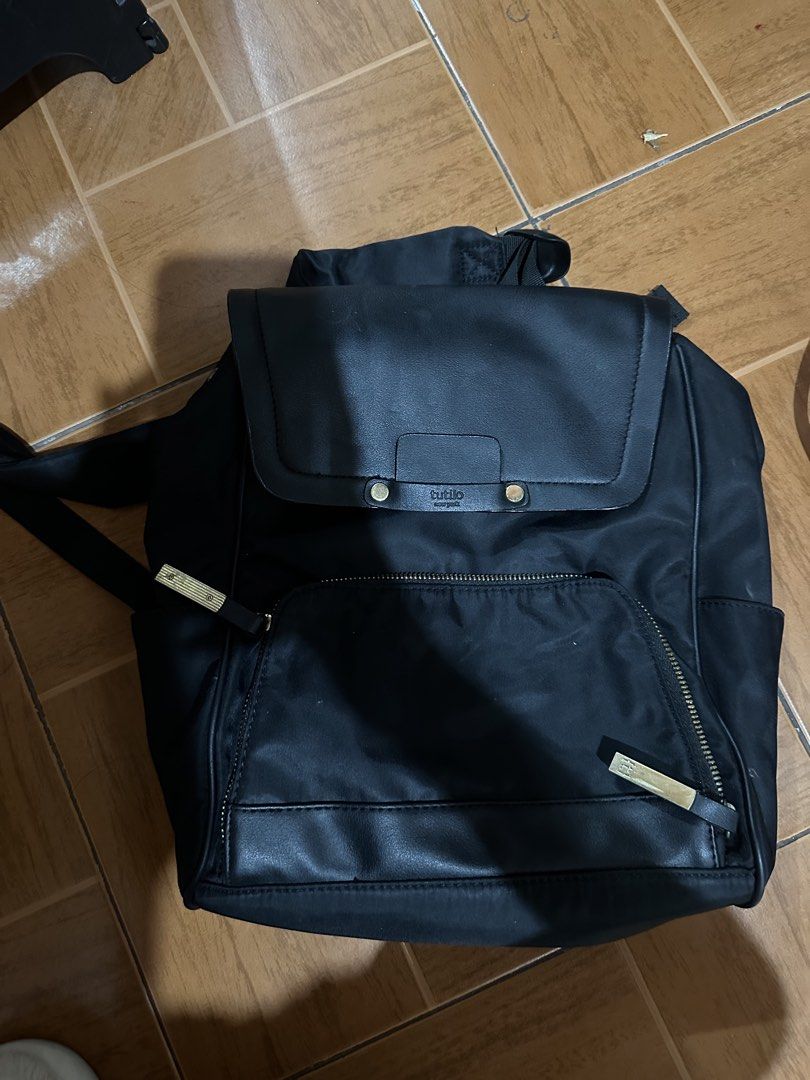Tutilo Leather Backpack (Category: Luxury Bags & Wallets) located in Quezon City. Submitted by prelovedstuffbycheska (Listing ID 1458373080, Image 1). Description: .