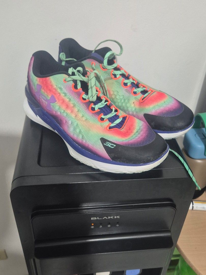 Under Armour Curry 8 "Feel Good Flow" Tie-Dye (Category: Shoe inserts & accessories) located in Caloocan City. Submitted by charlesglive (Listing ID 1458426058, Image 3). Description: ​Size: US Men 13 / Women 14.5 | UK 12 | EUR 47.5 | 31 CM Decluttering my personal collection! All pairs are authentic, pre-loved from personal use, and well taken care of. ​Prices are slightly negotiable, especially if taking multiple pairs!.
