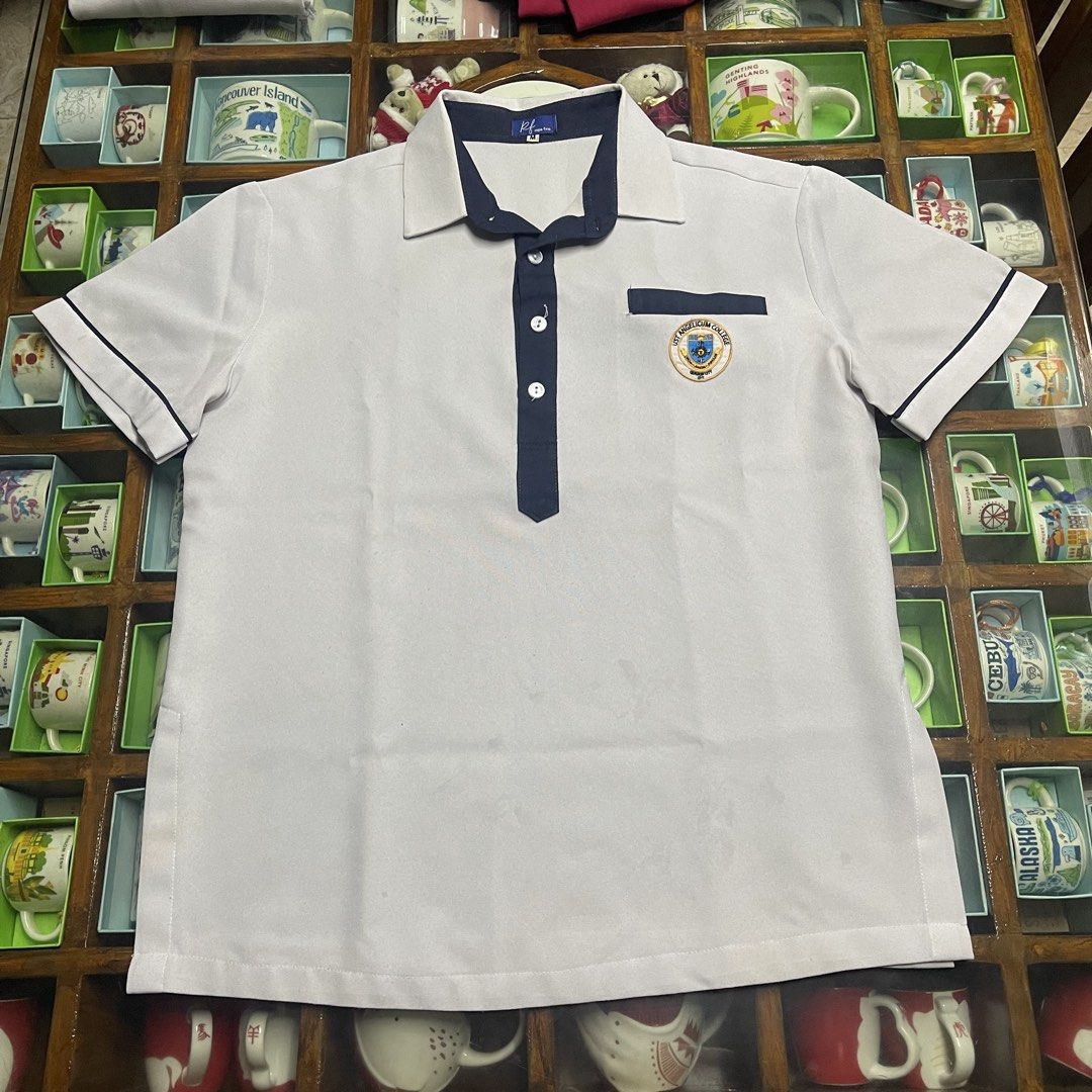 UST Angelicum Type A Uniform (Category: Tshirts & Polo Shirts ) located in Manila. Submitted by arthguevarra (Listing ID 1458462137, Image 1). Description: - selling it as pair for 500 - size medium - need wash only reference: 5’6, 56 kg loc: quezon city mop: gcash, gotyme mod: lalamove, pickup, j&t.