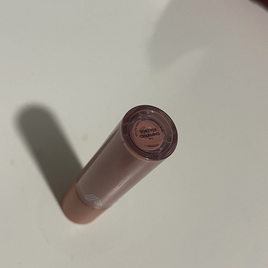 Vice Cosmetics Matte Blush in Forever Charming Blush Makeup (Category: Makeup) located in Manila. Submitted by prelovedcloset.mnl (Listing ID 1458425262, Image 2). Description: - Shade: Forever Charming (beautiful nude-pink) - Texture: matte and creamy - Finish: Perfect for everyday wear or a subtle glam look - Packaging: Sleek and travel-friendly.