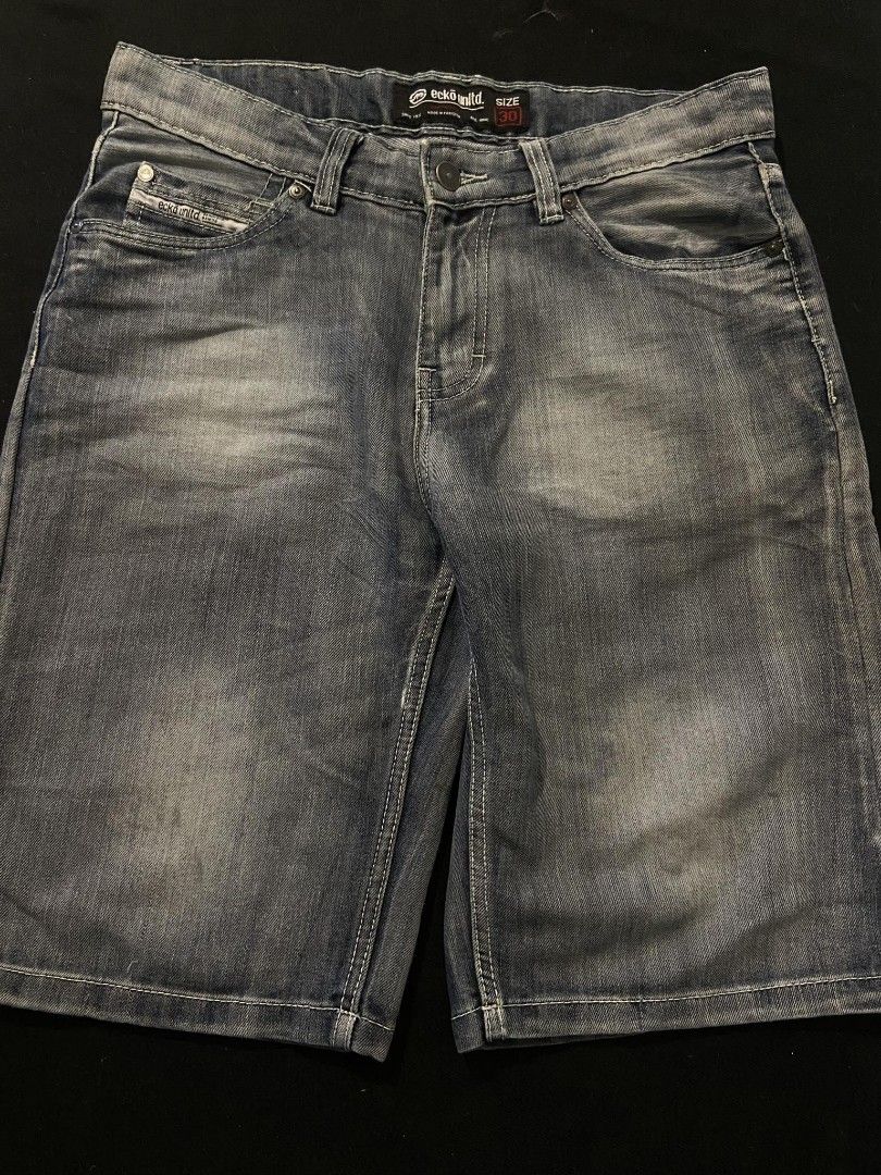 Vintage Ecko Unltd. Raw Grey Denim Jorts (Category: Shorts) located in San Pedro. Submitted by 08_ak (Listing ID 1458390884, Image 1). Description: .