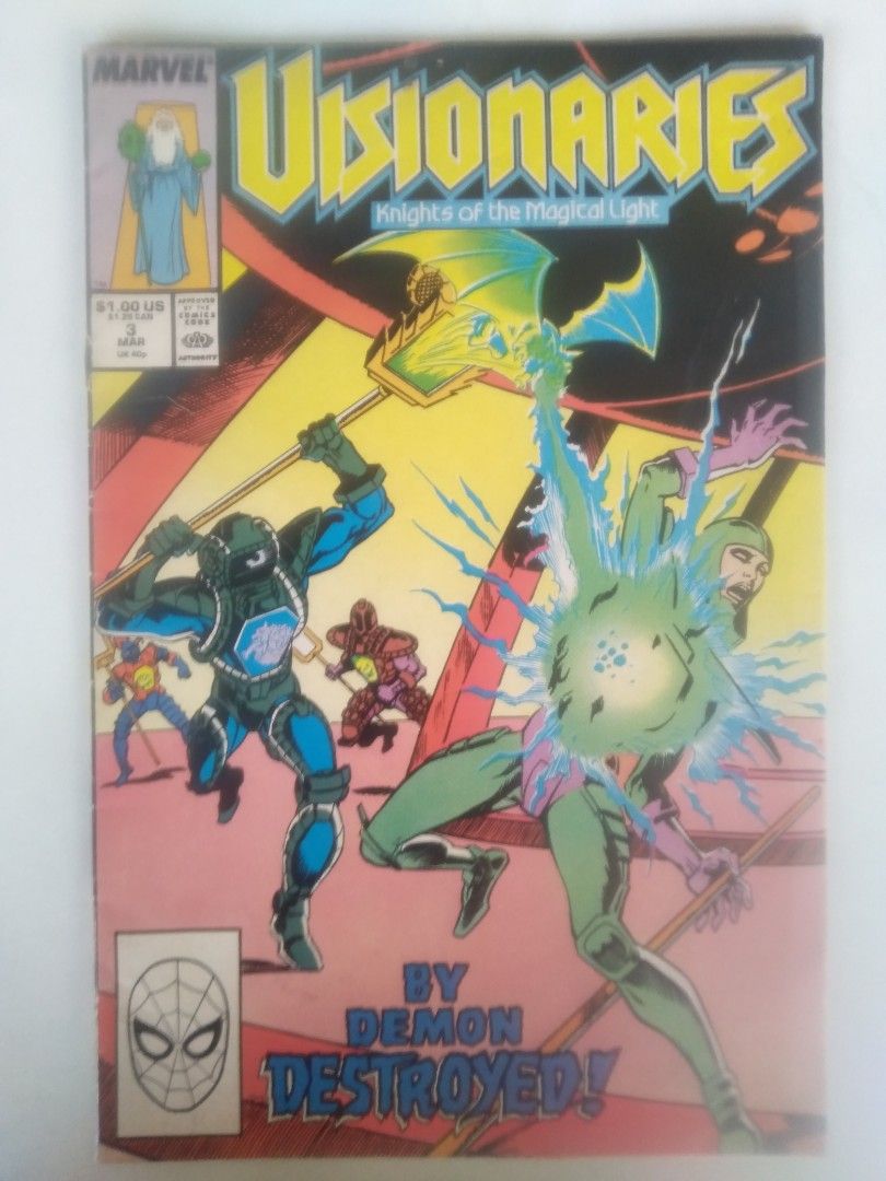 Vintage Marvel's Visionaries Comics (Category: Comics & Manga) located in Manila. Submitted by ToycoonInternationalSurplus (Listing ID 1458410464, Image 3). Description: P500 each P1,000 set of 3.