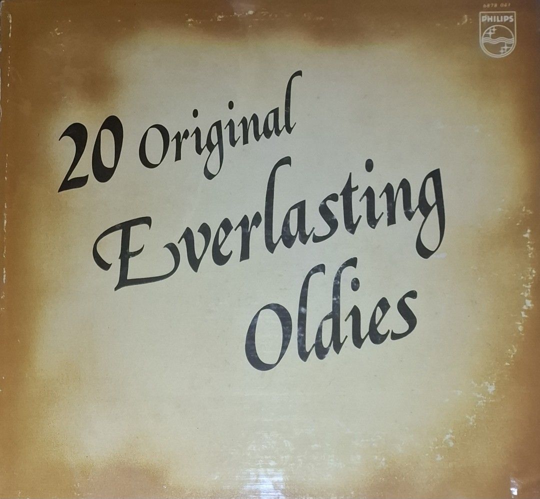(Vinyl) 20 Original Everlasting Oldies (Category: Vinyls) located in Makati City. Submitted by decluttermp (Listing ID 1458469740, Image 1). Description: - Condition: Excellent - Compilation vinyl record featuring 20 original everlasting oldies. - Includes hits from iconic artists: Tom Jones, Patti Page, Connie Francis, Shirley Bassey, Roger Miller, and The Platters. - Philippines Pressing.