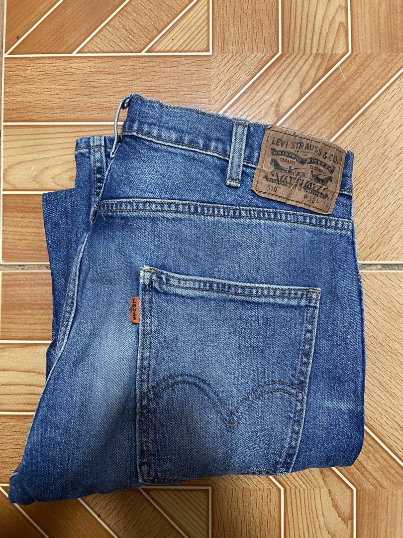 VTG LEVI’S 510 ORANGE TAB (Category: Jeans) located in Muntinlupa City. Submitted by clarencemirones (Listing ID 1458366094, Image 1). Description: VTG LEVI’S 510 ORANGE TAB W32 L45 6.5hem no issues! ₱1500 only dm me!.