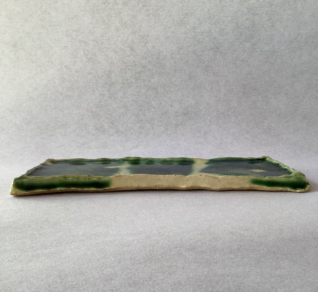 Wabi-Sabi Rectangular Ceramic Dish with Textural Un-Glazed Base (Category: Dinnerware & Cutlery) located in Davao. Submitted by eclectic1925 (Listing ID 1458462018, Image 2). Description: Php250 Wabi-Sabi Rectangular Ceramic Dish with Textural Un-Glazed Base H: 0.7 inch L: 11.5 inches W: 4.3 inches Please REVIEW PHOTOS We use 100% repurposed packaging materials SF starts at Php70 via Flash Express First to pay .