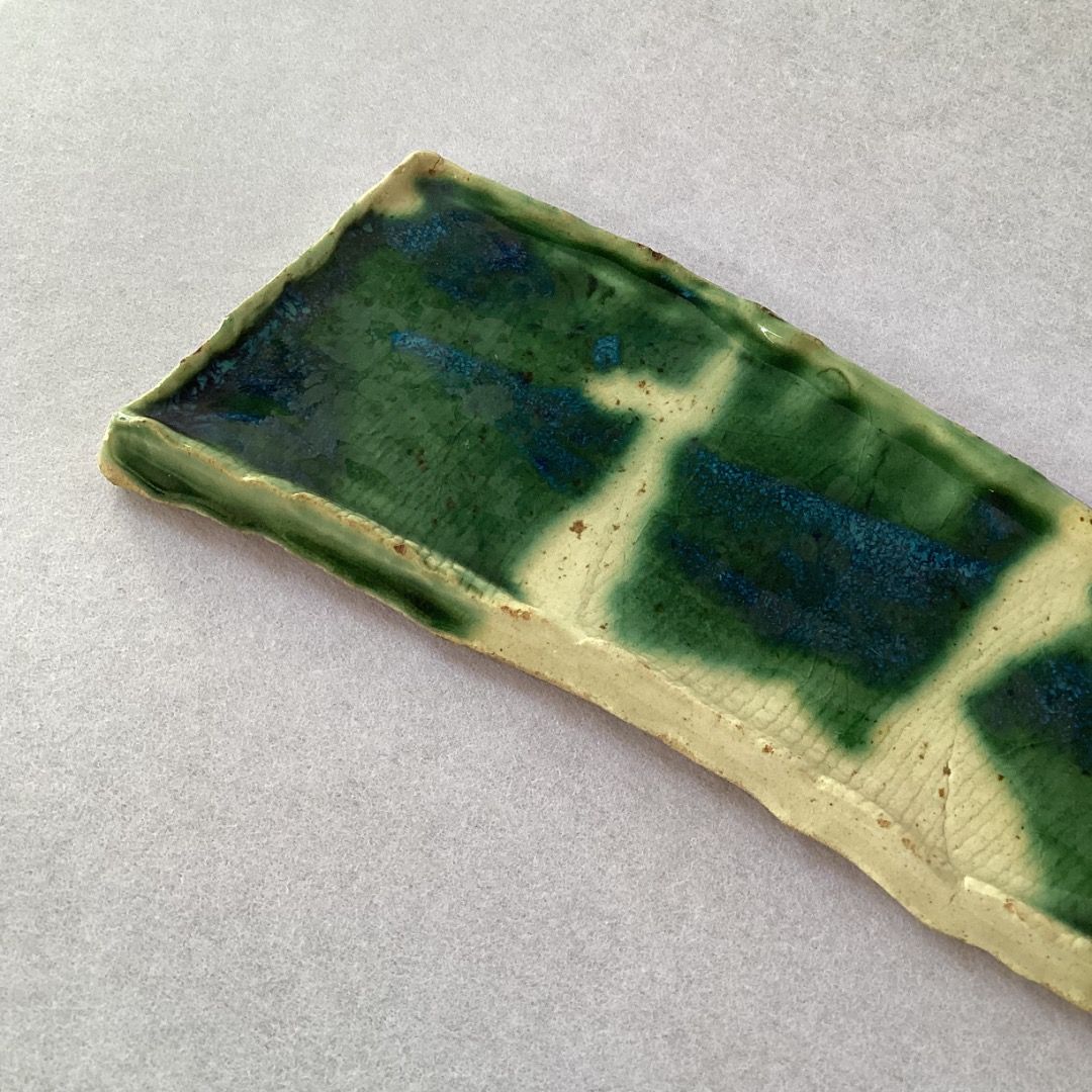 Wabi-Sabi Rectangular Ceramic Dish with Textural Un-Glazed Base (Category: Dinnerware & Cutlery) located in Davao. Submitted by eclectic1925 (Listing ID 1458462018, Image 3). Description: Php250 Wabi-Sabi Rectangular Ceramic Dish with Textural Un-Glazed Base H: 0.7 inch L: 11.5 inches W: 4.3 inches Please REVIEW PHOTOS We use 100% repurposed packaging materials SF starts at Php70 via Flash Express First to pay .