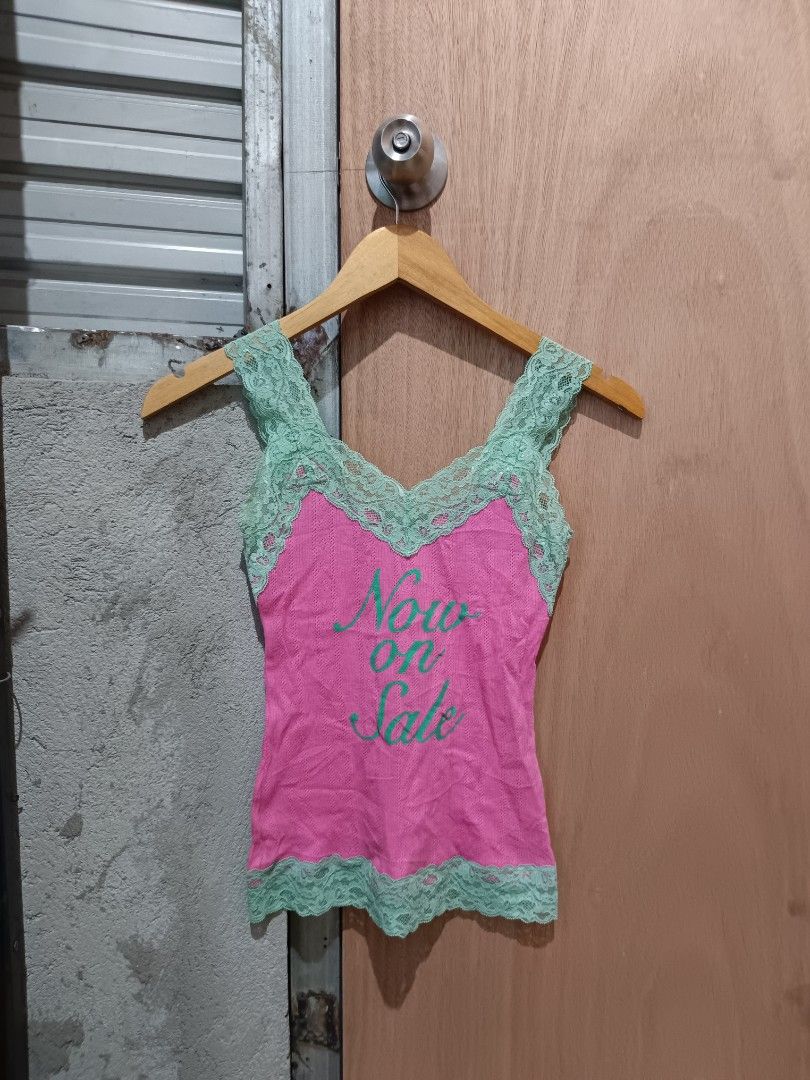 Y2k Cami top (Category: Sleeveless) located in Davao. Submitted by mln-boutique (Listing ID 1458448326, Image 1). Description: size - small good condition japan brand.