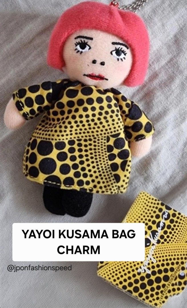 Yayoi Kusama Polka Dot Bag Charm (Category: Other Accessories) located in Manila. Submitted by jponfashionspeed (Listing ID 1458421361, Image 2). Description: - Brand new with tags Yayoi Kusama polka dot bag charm - Features iconic yellow and black dots - Easily attaches to bags, backpacks, or keychains - Adds personality and unique style to your everyday carry - Ideal for contemporary art and fashion enthusiasts -Purchased in Tokyo -Very rare an