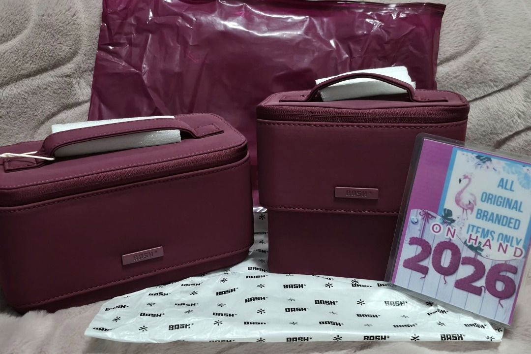2026_Bash Flex Organizer Mini and Large JetSet (Category: Clutches) located in Pasig City. Submitted by love11shop2020 (Listing ID 1453433206, Image 1). Description: Bash Flex Organizer Mini and Large JetSet NO TO FAKE / DUPLICATE ITEMS PRICE for EACH ITEM Mini 1299 Big 1399 + 15.00 Paper Bag ✔️ORIGINAL ✔️BRANDNEW ✔️Limited Offer / limited Stocks Only 👍ready for pick up / on hand _ available 👍Location Pasig City 👍MOP Gcash / Maya / Gotyme / 👍