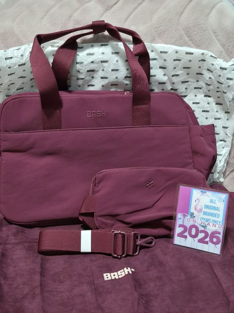 2026_Bash Mini Weekender JetSet Mini and Big (Category: Clutches) located in Pasig City. Submitted by love11shop2020 (Listing ID 1453441953, Image 1). Description: Bash Mini Weekender JetSet Mini and Big NO TO FAKE / DUPLICATE ITEMS Mini Weekender 40cm 3299.00 Weekender Mono 49cm 3499.00 ✔️ORIGINAL ✔️BRANDNEW ✔️Limited Offer / limited Stocks Only 👍ready for pick up / on hand _ available 👍Location Pasig City 👍MOP Gcash / Maya / Gotyme / 👍CC Pa