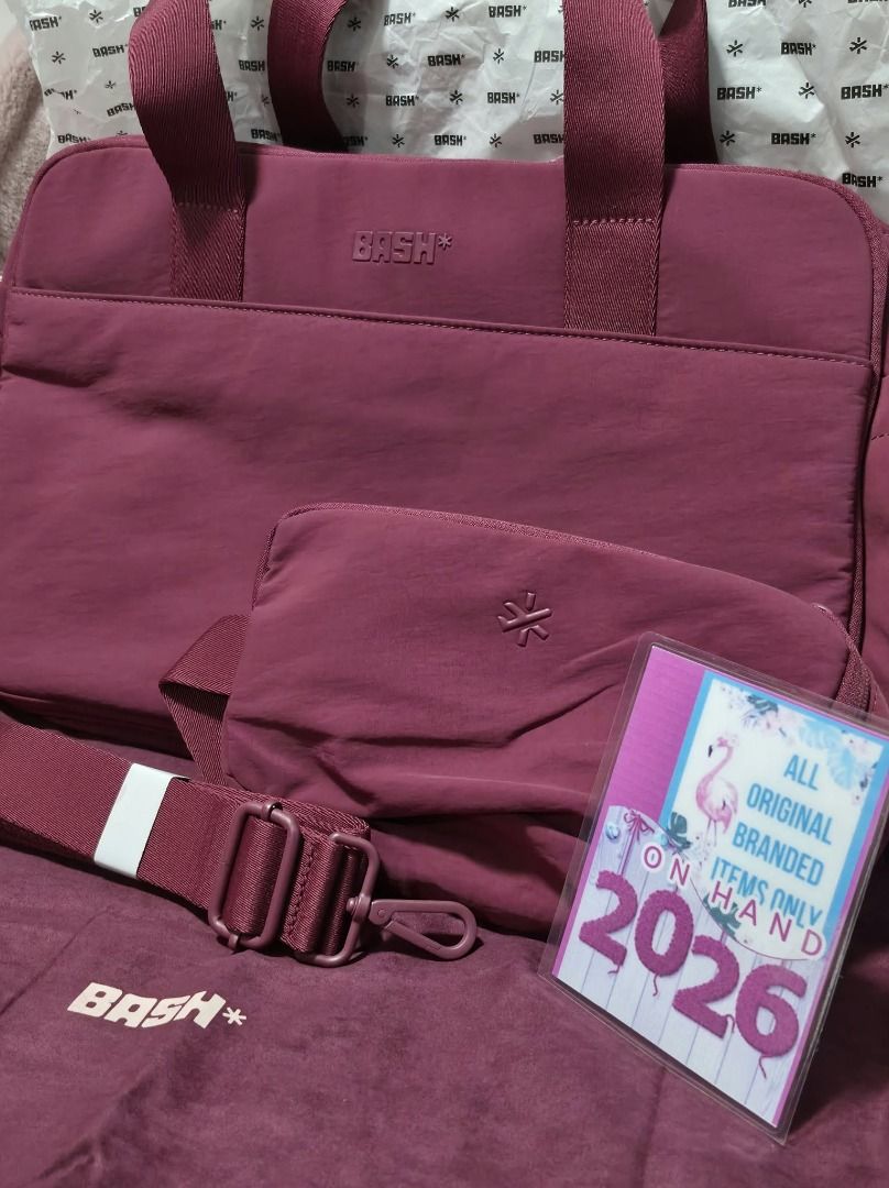 2026_Bash Mini Weekender JetSet Mini and Big (Category: Clutches) located in Pasig City. Submitted by love11shop2020 (Listing ID 1453441953, Image 2). Description: Bash Mini Weekender JetSet Mini and Big NO TO FAKE / DUPLICATE ITEMS Mini Weekender 40cm 3299.00 Weekender Mono 49cm 3499.00 ✔️ORIGINAL ✔️BRANDNEW ✔️Limited Offer / limited Stocks Only 👍ready for pick up / on hand _ available 👍Location Pasig City 👍MOP Gcash / Maya / Gotyme / 👍CC Pa