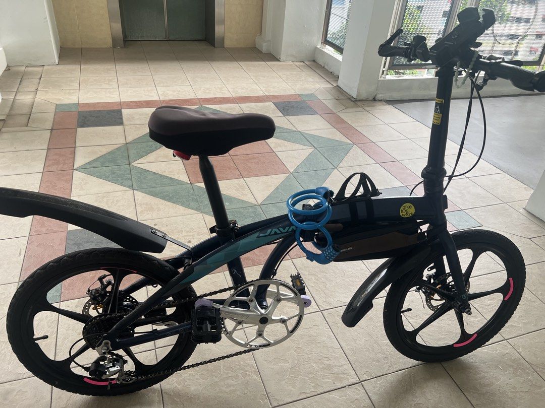 2 Java zelo folding bicycle (Category: Bicycles) located in Singapore. Submitted by silentfalcon_770839 (Listing ID 1453492191, Image 3). Description: 2 Java zelo folding bike with new upgraded parts. .