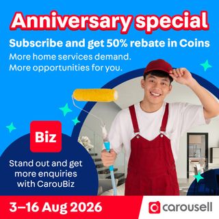 (Category: ) located in . Submitted by carousell_promote (Listing ID 1453448161, Image 1). Description: .