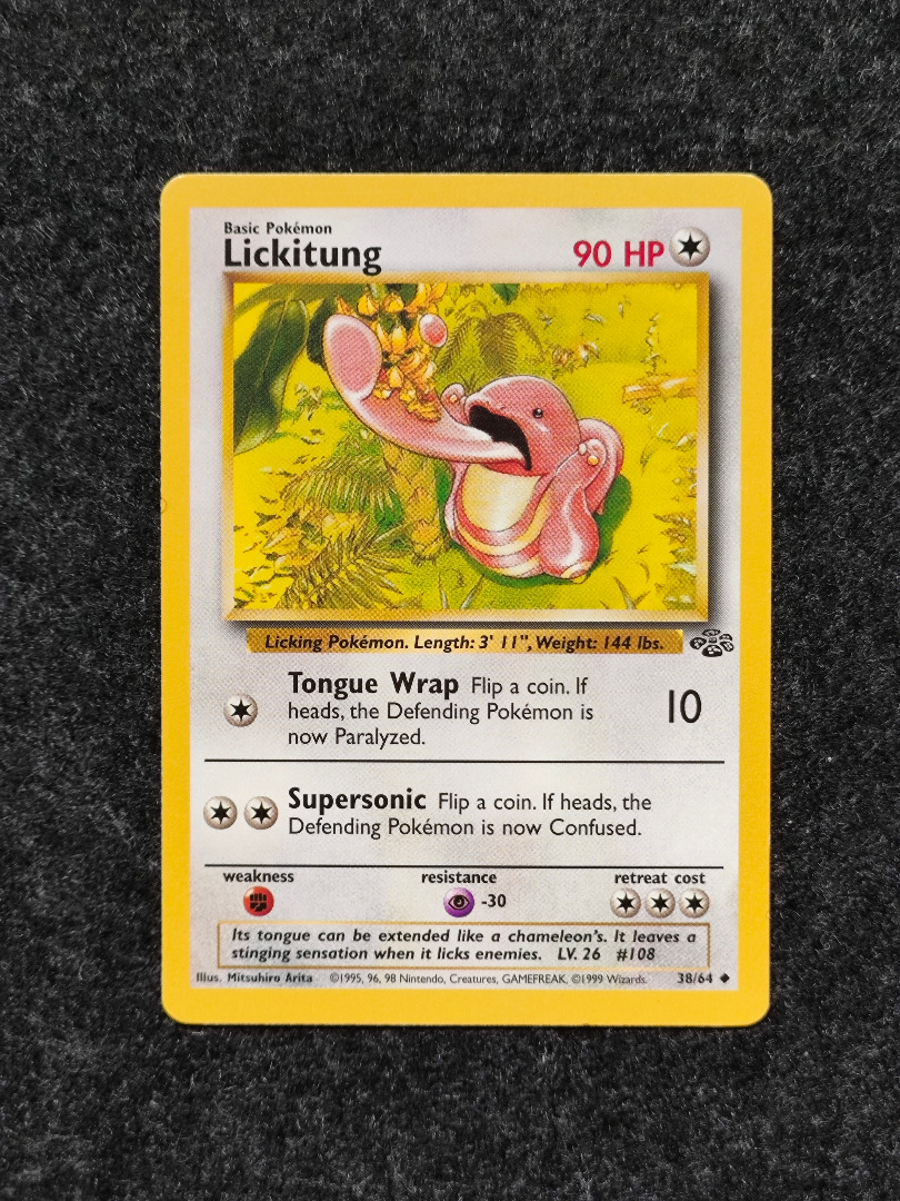 美版叢林大舌頭Lickitung 38/64 Jungle Set English 1999 Vintage