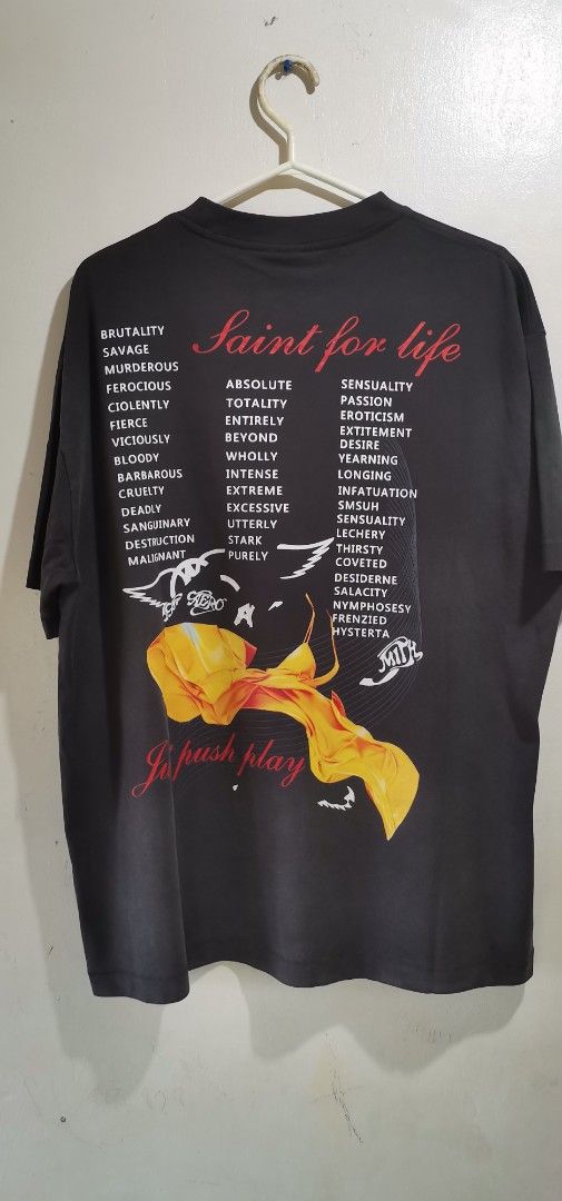 Aerosmith band shirt (Category: Tshirts & Polo Shirts ) located in Cebu City. Submitted by trex89 (Listing ID 1453515093, Image 3). Description: Aerosmith Just Push Play Large on tag 24x30 Brandnew (fitted only) RFS: not my size.