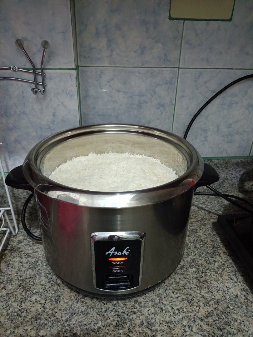 Asahi Stainless 10 cups rice cooker (Category: Other Kitchen Appliances) located in Manila. Submitted by ilovesupersale (Listing ID 1437242364, Image 1). Description: no issue like New gcash Payment scheduled pickup.