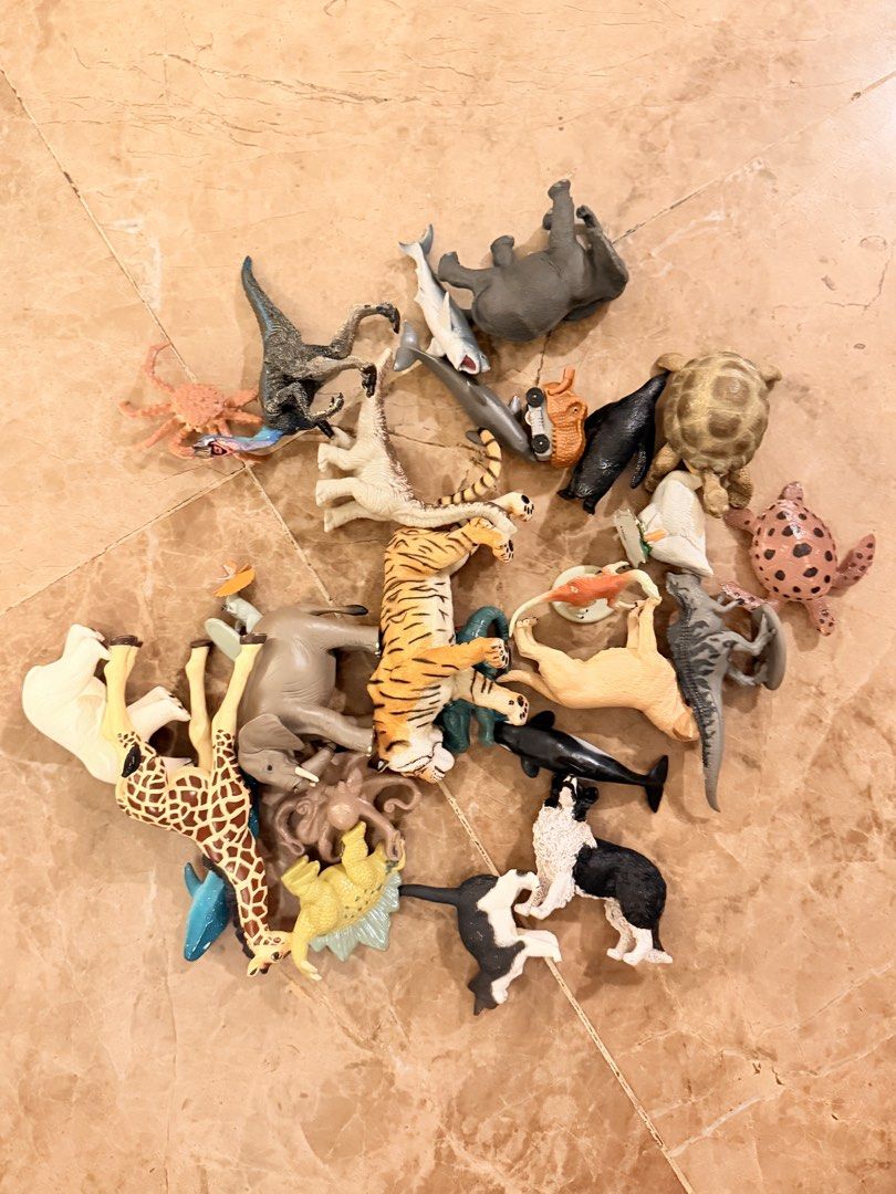 Assorted animals (Category: Kids Toys) located in Singapore. Submitted by kondoring (Listing ID 1453551206, Image 1). Description: High quality and like new. Add $2.50 for reg post (smartpac) or pick up at Little India mrt .