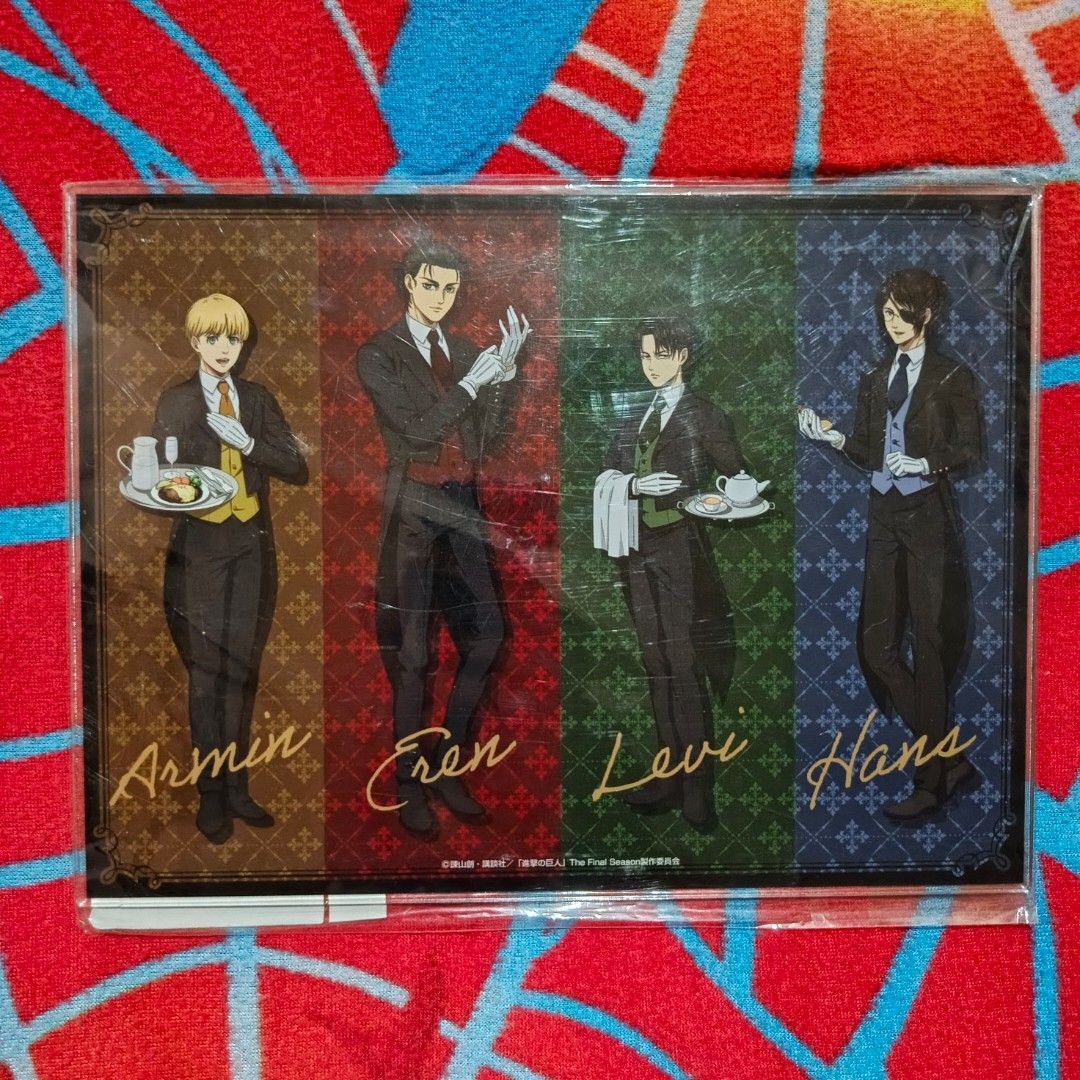 ATTACK ON TITAN Acrylic art panel (Category: Art & Prints) located in Basud. Submitted by keioal (Listing ID 1446135381, Image 1). Description: WYSIWYG 🫶 🩵 300+ sf Rfs: Need space 🫧No cancellation/refund 🫧MOP: Gcash, SeaBank 🫧MOD: J&T 📩 pm to avail/inquire 🩵.