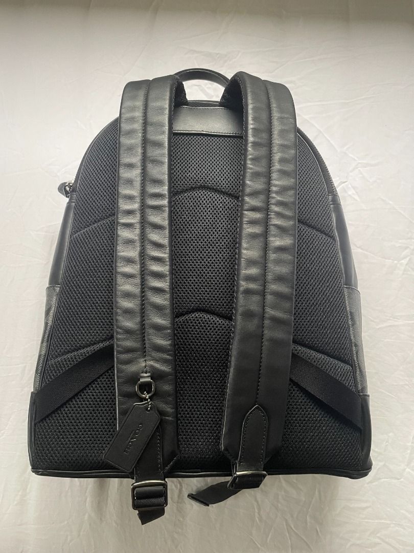 Authentic Coach West Backpack Signature Canvas Varsity Stripe (Category: Luxury Bags & Wallets) located in Caloocan City. Submitted by grandtiger_aeaf1d (Listing ID 1453452257, Image 3). Description: A sporty yet polished Coach backpack with the iconic Varsity Stripe detail. Used only around 10 times — canvas is clean, hardware is bright, straps are firm. Fits a 13" laptop comfortably. Great for school, work, or travel. Retails at ₱36,848 — grab 