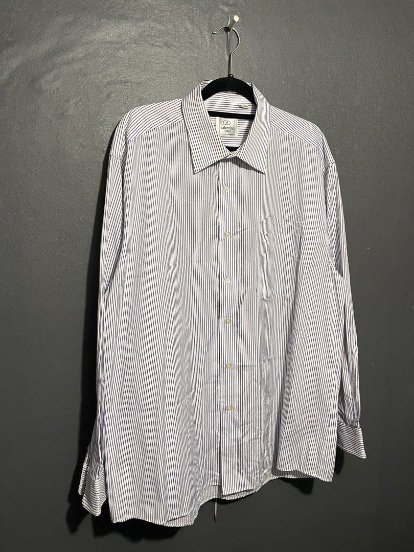 Authentic Vtg. Valentino Formal Longsleeves (Blue) (Category: Formal Shirts) located in Manila. Submitted by claii_collection (Listing ID 1453476713, Image 1). Description: Authentic Vtg. Valentino Formal Longsleeves (Blue) - 24x31 - Excellent Condition - Complete tags and washtags - Authentic/Legit.