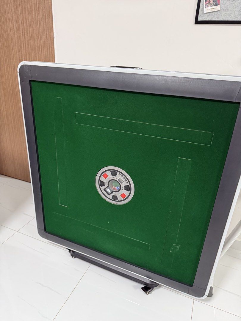 AUTOMATIC MAHJONG TABLE (Category: Tables & Sets) located in Singapore. Submitted by minzzzi (Listing ID 1453531842, Image 1). Description: $100 take and go (table is a bit faulty, need to ask the person to fix for about $100) Just looking to clear NO NEGO. Please don’t be a cheapskate. Includes 2 set of mahjong tiles that comes with the table No chips Please arrange ur own delivery or self collect.