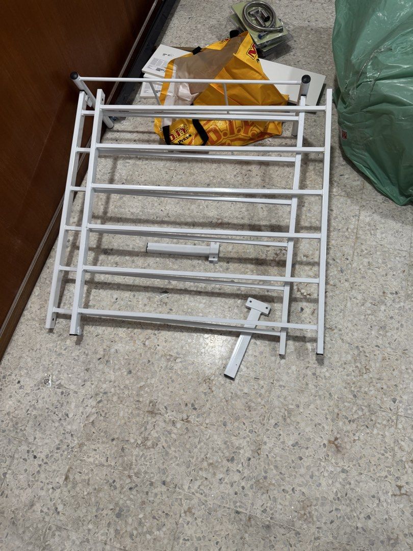 Bed frame (Category: Bedding & Towels) located in Kuala Lumpur. Submitted by profashionalism (Listing ID 1453519786, Image 1). Description: Single size Bed frame to sell, comes with screw.