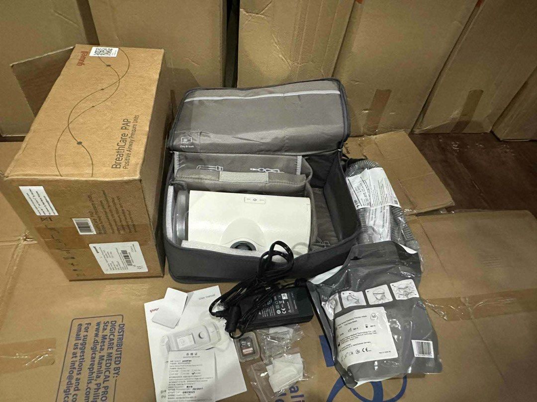Bipap machine (Category: Medical Supplies & Tools) located in Manila. Submitted by yolitacado18248 (Listing ID 1453525872, Image 1). Description: brandnew complete set same day delivery open for pick up and deliver .